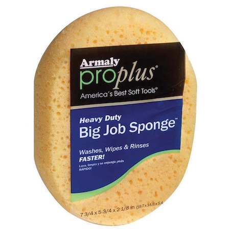 Proplus 7-3/4" x 5-3/4" x 2-1/8" ProPlus Heavy Duty Big Job Oval Sponge 00006-2